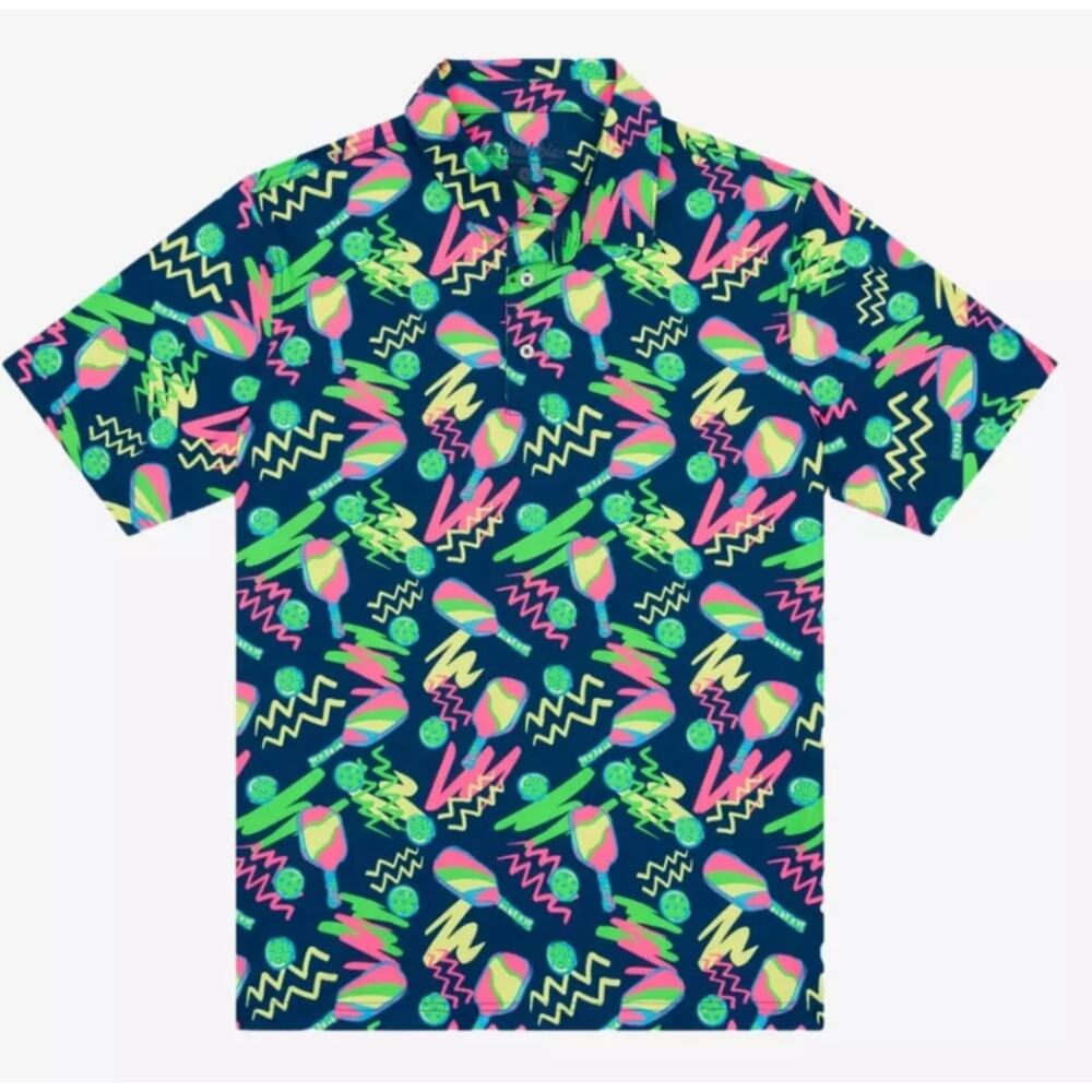 Chubbies The Backhand Winner Performance Men's Polo NWT M